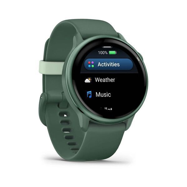 Смарт-годинник Garmin Vivoactive 6 Metallic Jasper Green with Jasper Green Silicone Band (010-02985-42) 558006 фото