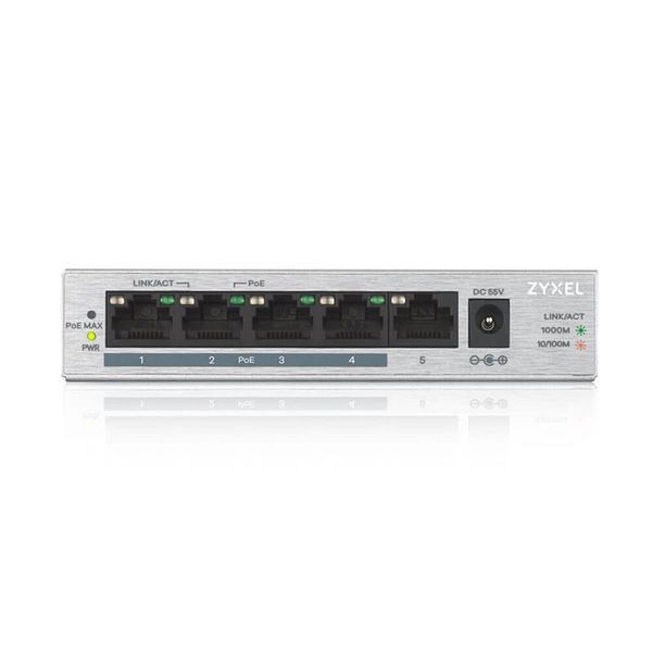 Комутатор ZYXEL GS1005HP (GS1005HP-EU0101F) 284252 фото
