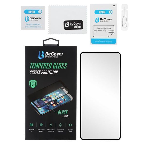 Захисне скло BeCover Premium для Xiaomi Redmi 9A/Redmi 9C/Redmi 10A/Poco C31 Black (705460) 333880 фото
