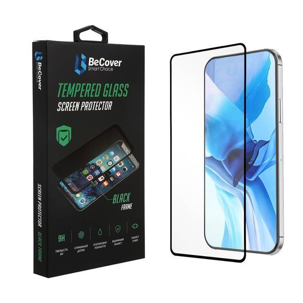 Захисне скло BeCover Premium для Xiaomi Redmi 9A/Redmi 9C/Redmi 10A/Poco C31 Black (705460) 333880 фото