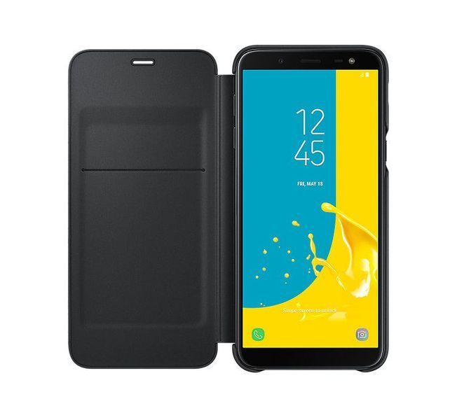 Чохол-книжка Samsung Wallet Cover для Samsung Galaxy J6 SM-J600 Black (EF-WJ600CBEGRU) 221208 фото