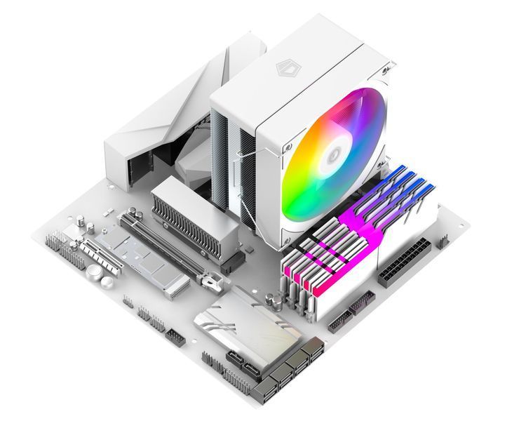 Кулер процесорний ID-Cooling SE-214-XT V2 ARGB White 610526 фото
