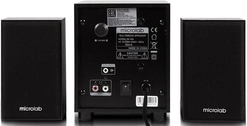Акустична система Microlab M-105R Black + ДК 327365 фото