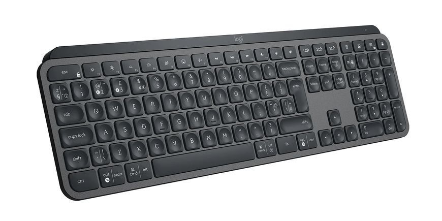 Клавіатура бездротова Logitech MX Keys Advanced for Business Wireless Illuminated UA Graphite (920-010251) 466791 фото