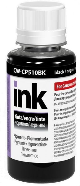 Чорнило CW Canon CP-510 (CW-CP510BK01) Black Pigment, 100мл 64009 фото