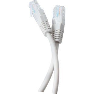 Патч-корд литий Tecro UTP-RJ45-0200, RJ45, Cat.5e, 2m, сірий 452009 фото