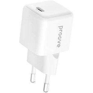 Мережевий зарядний пристрій Proove Pocket GaN 25W White (WCPG25010202) 613484 фото