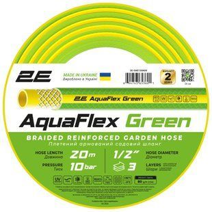 Шланг 2Е AquaFlex Green 1/2" 20м (2E-GHE12GN20) 552018 фото