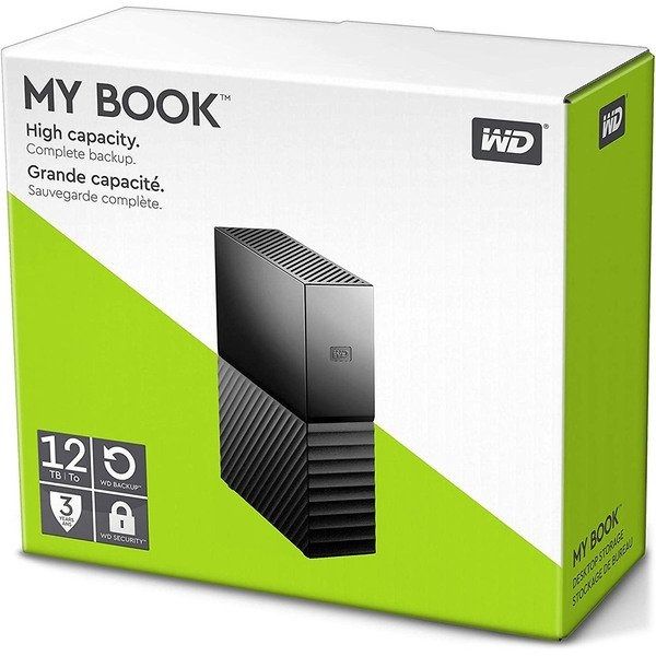 Зовнішній жорсткий диск 3.5" USB 12.0TB WD My Book Black (WDBBGB0120HBK-EESN) 345437 фото