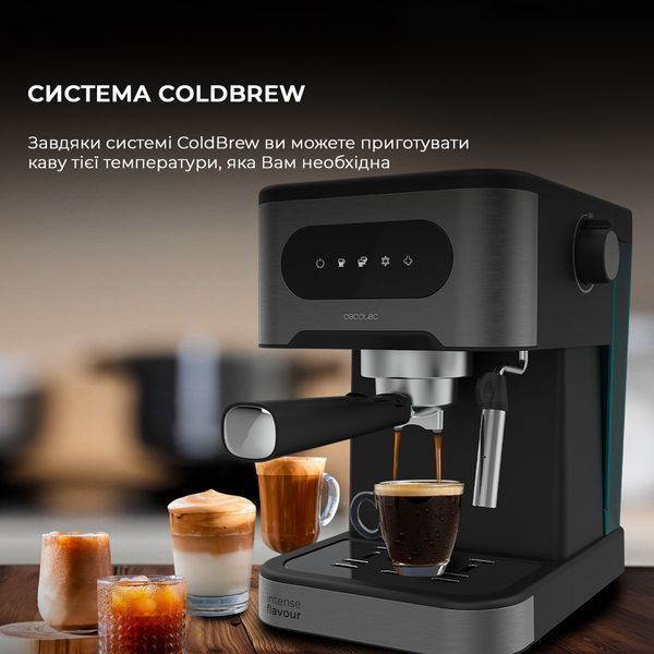 Кавоварка ріжкова Cecotec Power Espresso 20 ColdBrew (CCTC-00268) 538288 фото