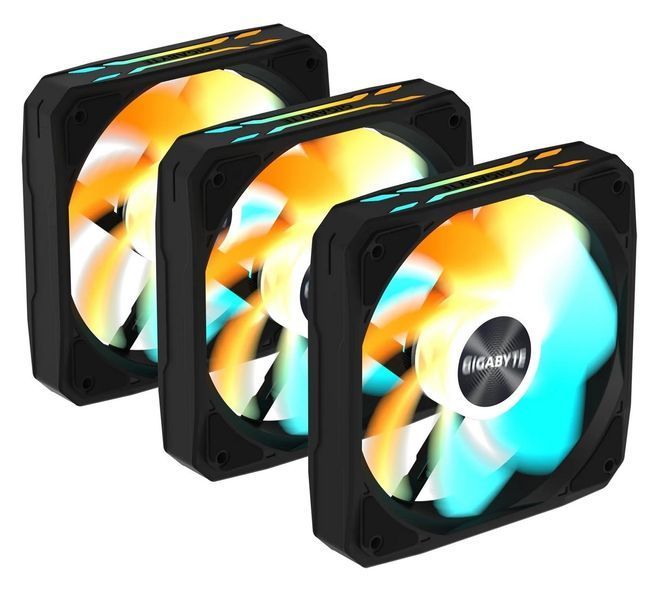 Вентилятор Gigabyte EZ Chain RVS Fan 120 3-Pack Black (GP-GBT EZRVSFAN1203) 557197 фото