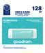 Флеш-накопичувач USB3.2 128GB Goodram UME3 Care Green (UME3-1280CRR11) 435341 фото 1
