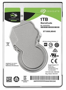 Накопичувач HDD 2.5" SATA 1.0TB Seagate BarraCuda 5400rpm 128MB (ST1000LM048) 161446 фото