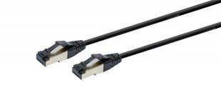 Патч-корд Cablexpert (PP8-LSZHCU-BK-5M) cat.8, S/FTP, літий, 50u "штекер із засувкою, 5 м, чорний 399900 фото