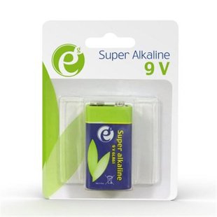 Батарейка EnerGenie Super Alkaline 6LR61 BL 1 шт 281167 фото