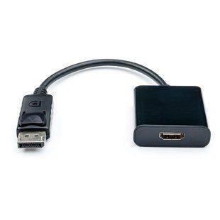 Перехідник Atcom DisplayPort - HDMI (M/F), 0.1 м, Black (16852) 66629 фото
