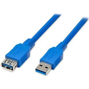 Кабель Atcom USB - USB V 3.0 (M/F), подовжувач, 3.0 м, blue (6149) 45595 фото