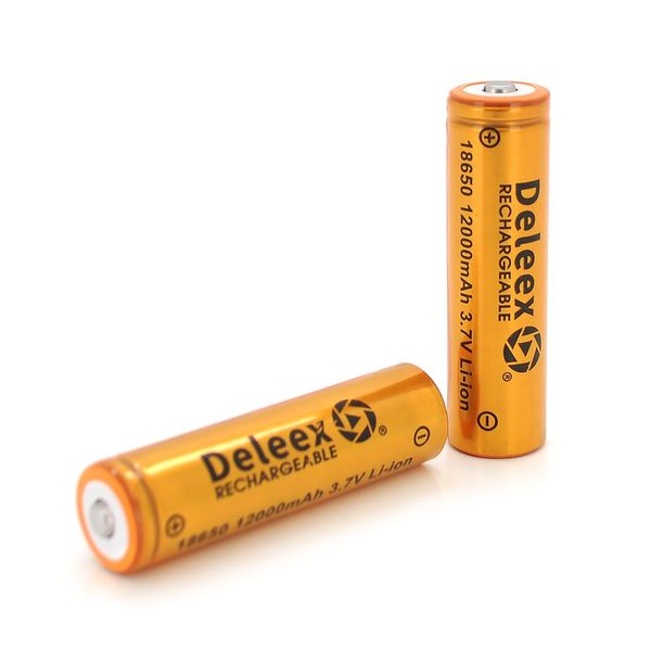 Акумулятор PowerMaster Deleex 18650 Li-Ion 1200 mAh BL 2 шт 452547 фото