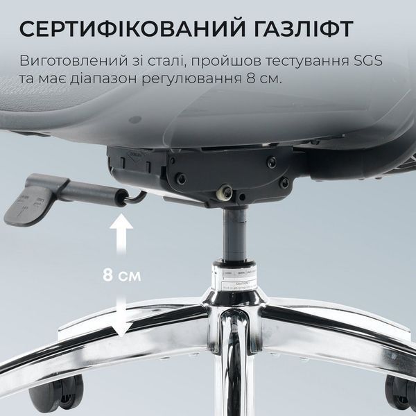 Крісло офісне Sihoo Doro S100 Mesh Black (S100-M301) 571357 фото