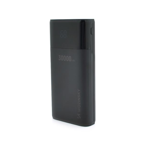 Універсальна мобільна батарея Wozinsky WPB-001BK Bipow 30000mAh Black (WPB-001BK/28829) 444419 фото