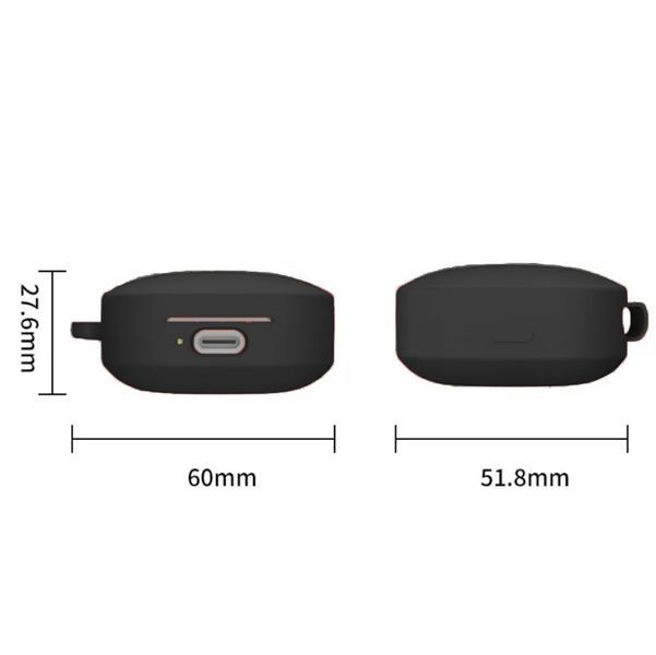 Чохол для навушників BeCover Silicon для Xiaomi Redmi Buds 6 Active Black (712012) 553685 фото