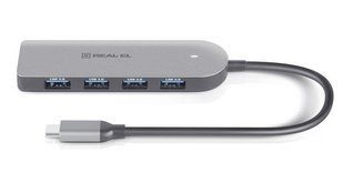 USB-хаб REAL-EL CQ-415 USB Type-C 4-в-1 333477 фото