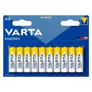 Батарейки Varta Energy AA/LR06 блістер 10шт (4008496674398) 490212 фото