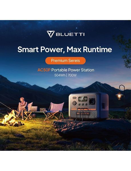 Зарядна станція Bluetti AC50P, 504Wh, 700W, LiFePO4 532075 фото