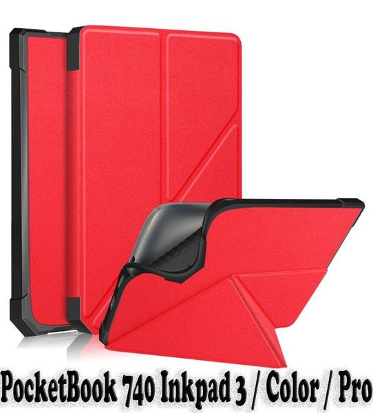 Чохол-книжка BeCover Ultra Slim Origami для PocketBook 740 Inkpad 3/Color/Pro Red (707457) 430912 фото