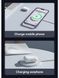 Бездротовий зарядний пристрій Essager Wind 2in1 Wireless Charger 15W White (EWXCX-CF02-Z) 608023 фото 2