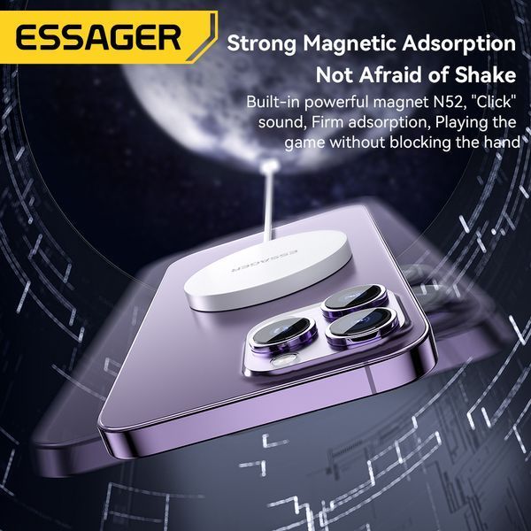 Бездротовий зарядний пристрій Essager Wind 2in1 Wireless Charger 15W White (EWXCX-CF02-Z) 608023 фото