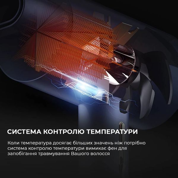 Фен Xiaomi Deerma Electric Hair Drier (Міжнародна версія) (DEM-CF15W) 434033 фото