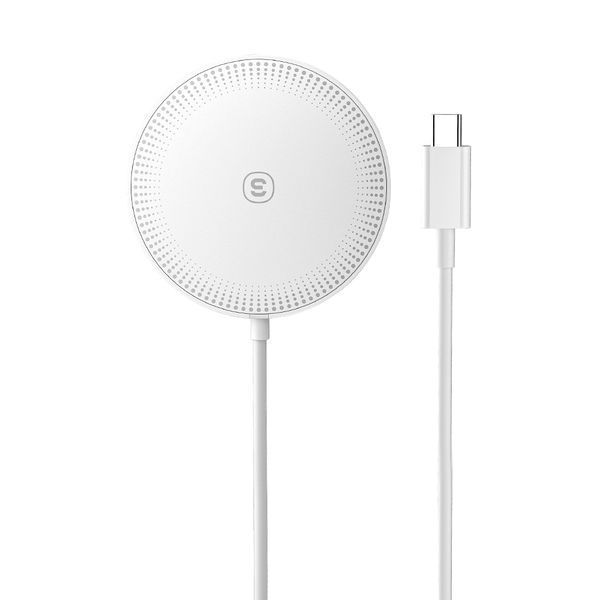 Бездротовий зарядний пристрій Essager Wind 2in1 Wireless Charger 15W White (EWXCX-CF02-Z) 608023 фото