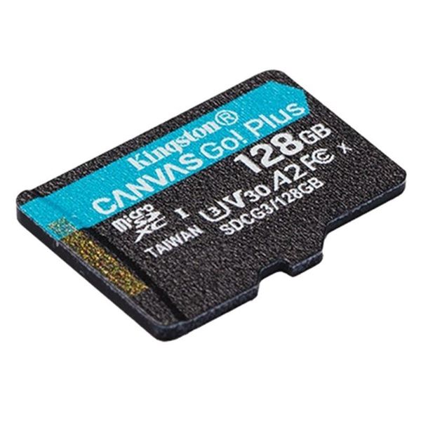 Карта пам`яті MicroSDXC 128GB UHS-I/U3 Class 10 Kingston Canvas Go! Plus R170/W90MB/s (SDCG3/128GBSP) 303985 фото