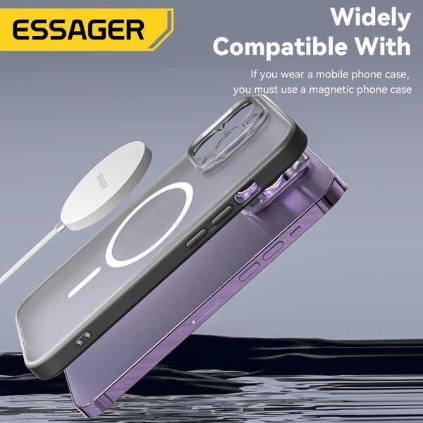 Бездротовий зарядний пристрій Essager Wind 2in1 Wireless Charger 15W White (EWXCX-CF02-Z) 608023 фото