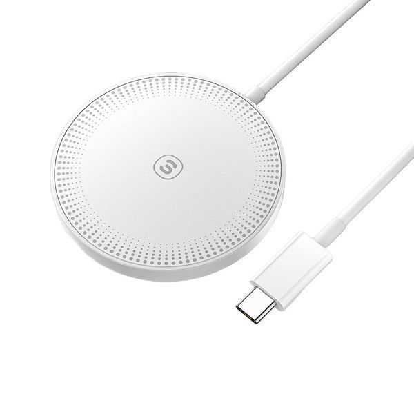 Бездротовий зарядний пристрій Essager Wind 2in1 Wireless Charger 15W White (EWXCX-CF02-Z) 608023 фото