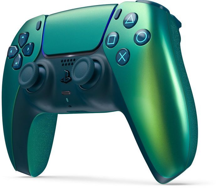 Геймпад бездротовий Sony PlayStation 5 DualSense Chrome Teal (1000050603) 605748 фото