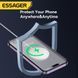Бездротовий зарядний пристрій Essager Wind 2in1 Wireless Charger 15W White (EWXCX-CF02-Z) 608023 фото 1