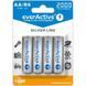 Акумулятор everActive AA/HR06 Ni-MH 2000mAh BL 4шт 291224 фото 2
