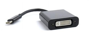 Адаптер Cablexpert USB Type-C - DVI (M/F), 0.15 м, чорний (A-CM-DVIF-01) 203262 фото