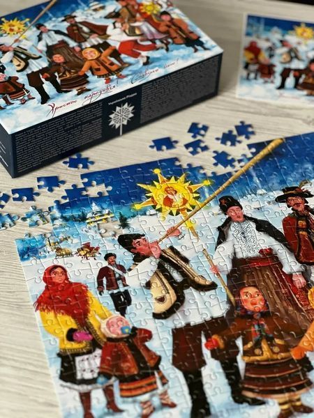 Пазл UkrainianPuzzles Українське різдво 585528 фото