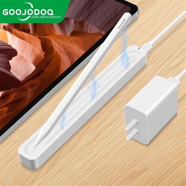 БЗП Goojodoq для стилуса Apple Pencil 2 GD13 Wireless Magnetic Type-C White (1005004487306813W) 461499 фото