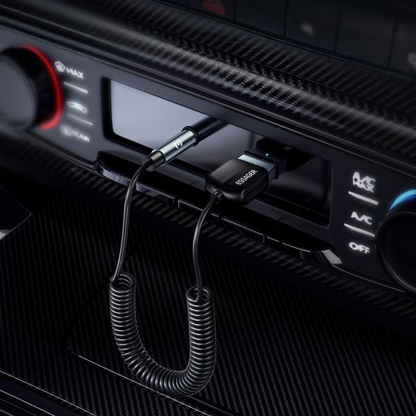 Bluetooth-трансмітер Essager Lingfeng USB to 3.5mm Bluetooth 5.0 Grey (EBT-LF01-P) 608038 фото
