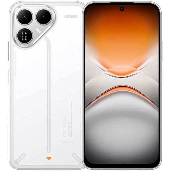Смартфон Tecno Pova 8 5G (LK6) 8/256GB Arc White (4894947132308) 619632 фото