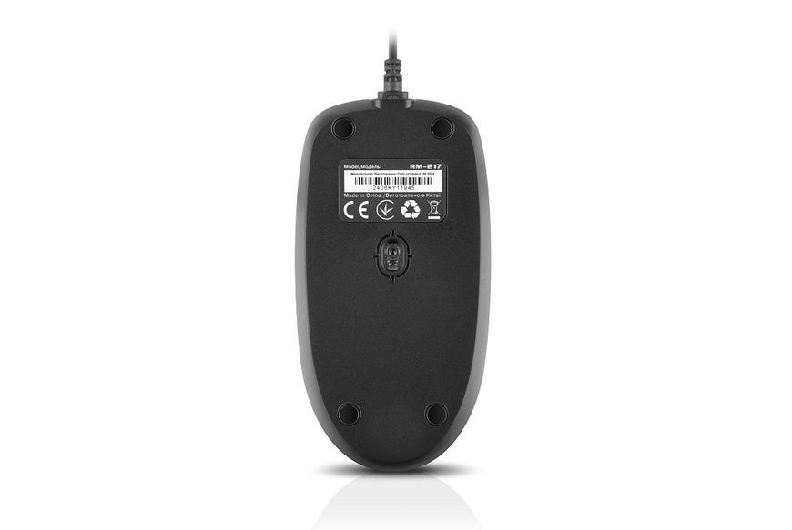 Миша REAL-EL RM-217 Black (EL123200038) 536250 фото