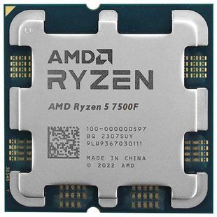 Процесор AMD Ryzen 5 7500F (3.7GHz 32MB 65W AM5) Multipack (100-100000597MPK) 477169 фото