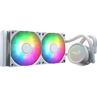 Система водяного охолодження AeroCool Abyss L240R White (ACLA-AB24117.21) 604638 фото