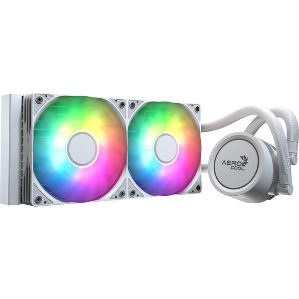 Система водяного охолодження AeroCool Abyss L240R White (ACLA-AB24117.21) 604638 фото