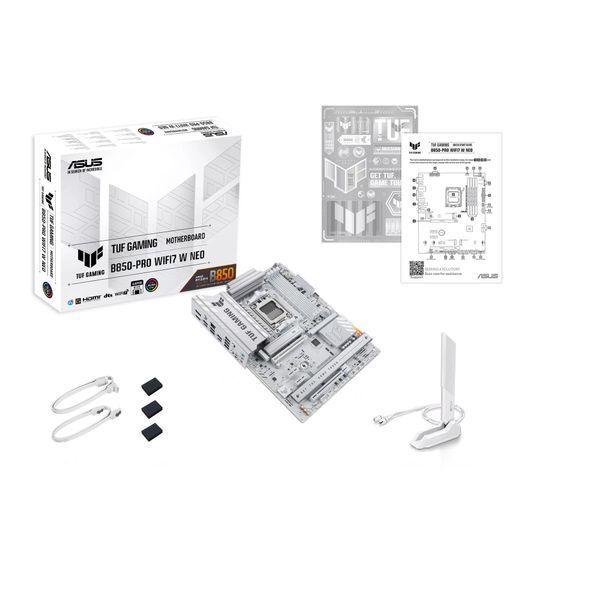 Материнська плата Asus TUF Gaming B850-Pro WiFi7 White Neo Socket AM5 600079 фото