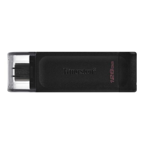 Флеш-накопичувач USB3.2 128GB Type-C Kingston DataTraveler 70 Black (DT70/128GB) 306909 фото